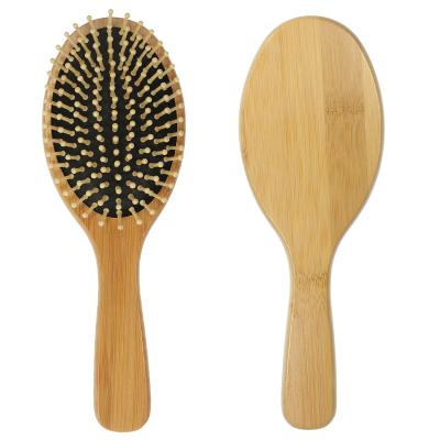 China Cushion Customized Massage The Scalp Air Cushion Wholesale Eco-Friendly High Quality Bamboo Wooden Hair Brush for sale