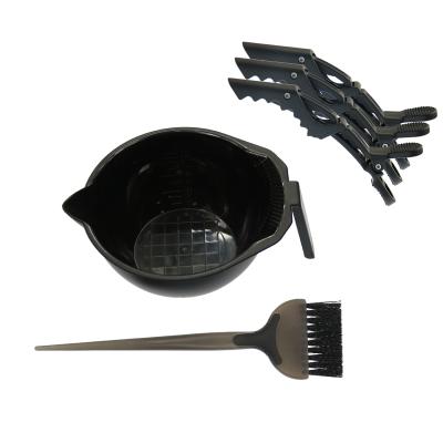 China Eco-Friend Professional Salon Hair Coloring Dyeing Kit Mixing Bowl Black Nylon Hair Death Set Brush for sale