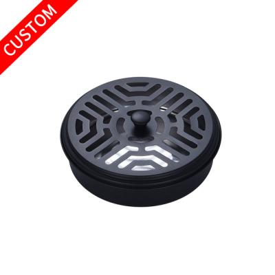 China Garden Chinese Heat Resistant Round Mosquito Holder Coil Mosquito Repellent Incense Holder With Cover for sale