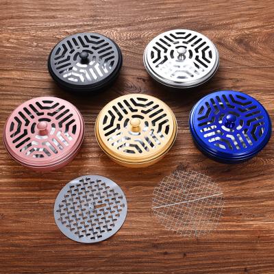 China Stainless Steel Portable Chinese Mosquito Repellent Wholesale Incense Holder Tray With Lid For Home Hotel Restaurant for sale