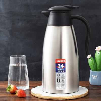 China Hot Selling 2L Amazon PORTABLE Vacuum Insulated Thermos Tea Coffee Pot Stainless Steel Thermal Coffee Kettle for sale