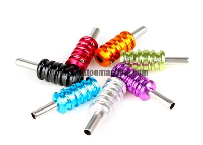 China Rotary Tattoo Machine Aluminum Tattoo Grips , Disposable Grips 7 Different Colors for sale