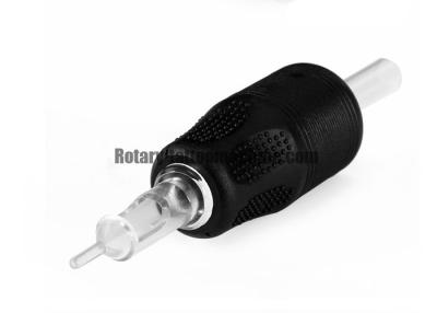 China Diameter 1”Disposable Tattoo Tubes Black Grip Clear Tips For Tattoo Machine for sale