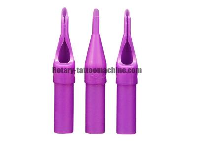 China Purple Disposable Tattoo Gun Tips Different Size Matching With Tattoo Machines for sale