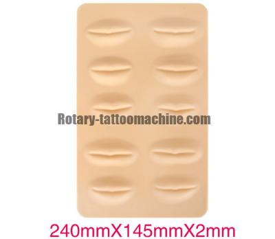 China Flexible Wrap Tattoo Training Skin Eyeline/ Eyebrow Tattooing Floating Lip for sale