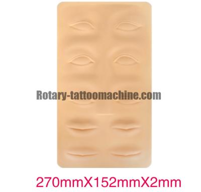 China Fake Tattoo Practice Skin Silicone Material Handling Skin Elasticity For Lips / Eyes for sale