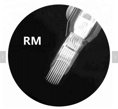 중국 E O 가스 메마른 막 혁명 안정제 문신 매 바늘 카트리지 9 둥근 강선 유효한 긴 테이퍼 OEM 판매용