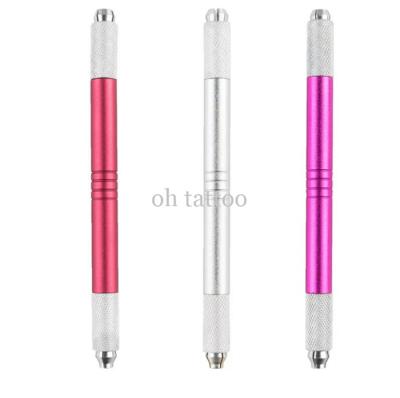 China Dual Purpose Semi Permanent Microblading Eyebrow Pen With 3 Colors for sale