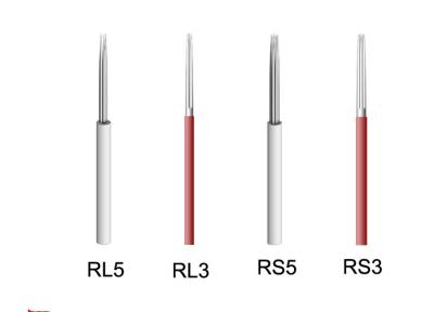 중국 3R & 5R 안개 눈썹을 위한 처분할 수 있는 둥근 Microblading 문신 바늘 판매용