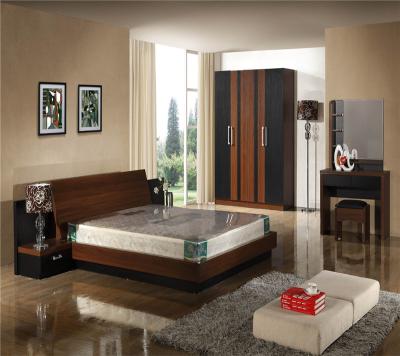 China Modern Bedding Set of wooden bed furniture (HX-ULL886) for sale