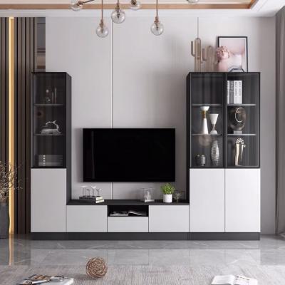 China Anti water Fashion Style Home Hotel Furniture Storage Hotel Living Room Modern TV Cabinet for sale