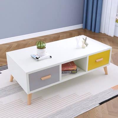 China Modern Modern Style Wooden Home Living Room Furniture Coffee Table With TV Stand for sale