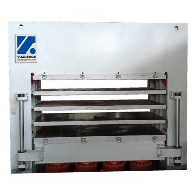 China Multilayer Molded Door Skin Melamine Lamination Hydraulic Door Skin Hot Press Machine for sale