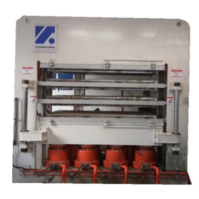 China 3 Layers Door Skin Melamine Lamination Door Hydraulic Skin Press Machine 1600T for sale