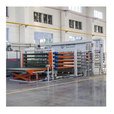 China Multilayer Melamine Laminating Melamine Laminated Plywood Hydraulic Hot Press Machine for sale