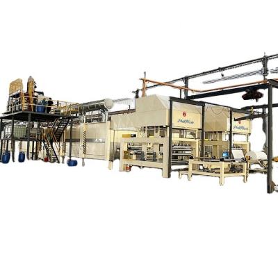 China Decoration melamine paper glue coating machine/impregnating line for wrapping paper trim paper about 100sheets/h for sale