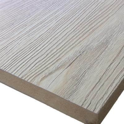 China Modern Synchronized Melamine Laminated Board Deep Embossed Wood Grain Design for sale