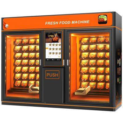 China Multicolor Easy Use Hot Vending Machines Convenient Food Vending Machines With Cooling System For Deli Restaurant for sale