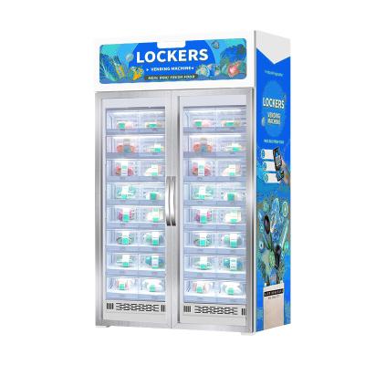 China Easy Use Food Lockers Box Vending Machines With Free Customized Refrigerated Packaging Machine Vending for sale