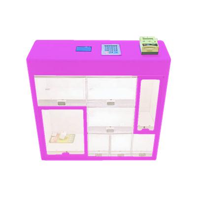 China Small Locker Mini Vending Machine Drink Condom Juguete Hotel Easy Use Whisk Drinks Mini Vending Machine for sale