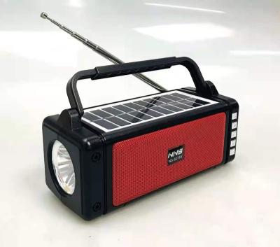 China PORTABLE Portable Solar FM Radio BT Speaker Support MP3 Format TWS And Flashlight for sale