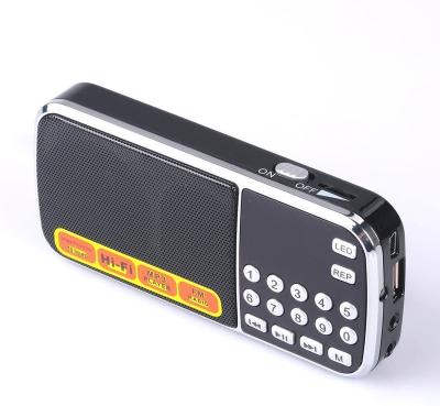 China L-088 AM FM Digital Portable MP3 Player Music Portable Radio Speaker with TF Card Disk and USB Slot for sale