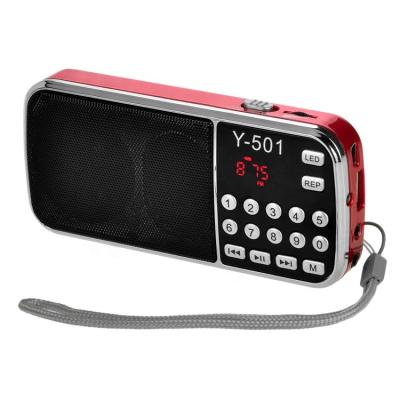 China Portable Mini Portable Radio Mini AM Dual Band FM Two Way Radio Digital Radio Receiver With USB Speaker for sale