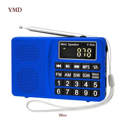 China PORTABLE FM/AM/SW 3bands radio, mini speaker with USB/TF card mp3 player 3 way band radio for sale