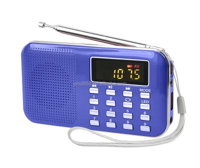 China Mini Mini L-218 AM/FM Digital 2 Band Tuning Stereo Radio Speaker for sale