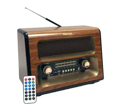 China Kemai MD-1910BT AM FM Retro Switch PORTABLE Portable Desktop Radio with Remote Control and Wireless Speaker with USB TF Card Player for sale