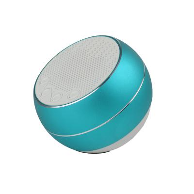 China Newest small call video colorful round blueteeth portable mini wireless speaker with fm radio for sale