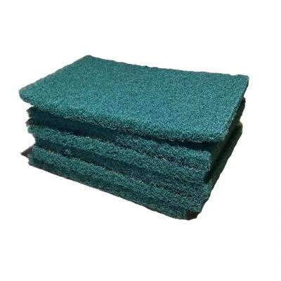 China Viable High Quality Polyurethane Scouring Pad Green Cleaning Sponge For Kitchen Cleaning Utensils for sale