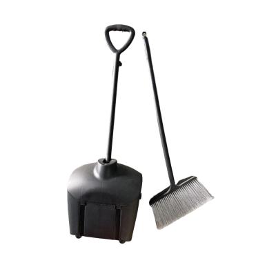 China Hot selling pp broom plastic dustpan set for home cleaning and hotel cleaning for sale