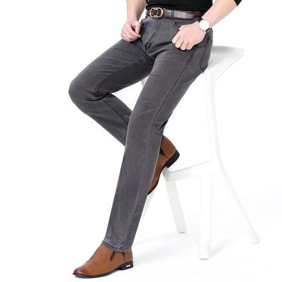 China High-end men's straight casual pants long pants spring and summer youth business trousers breathable men's jeans for sale