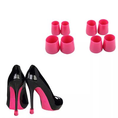 China Hot Selling Amazon PVC Heel Protectors Anti-skid High Heel Dance Shoes Covers Shoe Covers Stiletto Heel Stoppers For Wedding Party for sale