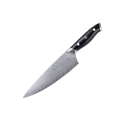 China 67 Viable High Quality German Layers 8 Inch Damascus AUS-10 Stainless Steel Chef Knife With Handle The Group Of Ten for sale