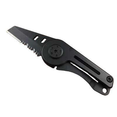 China New Mini Thumb Button Knife Pocket Knife Outdoor Camping Folding Portable Multifunctional Knife for sale