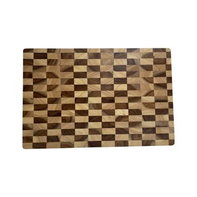 China Sustainable End-Graind Acacia Wood Cutting Board Vegetable Cutting Boards Bread Choppers for sale