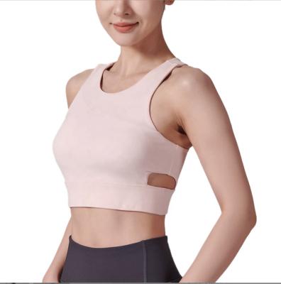 China Breathable 2023 Women's Fitness Running Strap Tank Top Women's Yoga Sports Bra Yoga Tank Top for sale