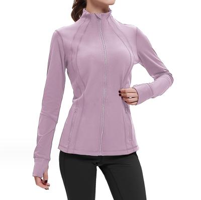 China Ice Silk Elastic Quick Drying Short Sleeves 2023 Customized European Size New Advanced Stand Neck Breathable Yoga Set Running Fitness Exercise Yoga Coat for sale