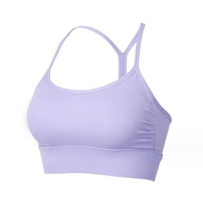 China Breathable 2023 Customized Women's Fitness Running One Piece Yoga Tank Top Strap Sports Yoga Bra for sale