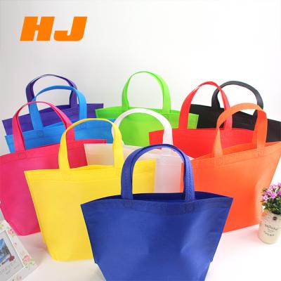 China Promotional Eco-friendly Eco-friendly Recycled Handled Non Woven Shopping Bag With Custom Logos for sale