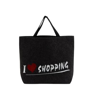 China China Supplier Eco-friendly Printed Black PP Woven Shopping Bag Eco-friendly Recycled for sale