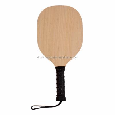 China Cheap Customized Outdoor Wooden Pickleball Paddle With Logo Free Service for sale