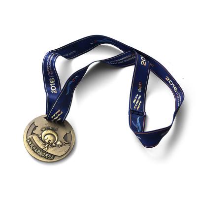 China China Design Your Own Gold 3D Award Blank Zinc Alloy Marathon Running Custom Metal Finisher Sport Medal for sale