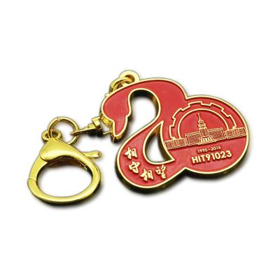 China China Celebrate The Establishment Of A National Key Metal Emblem Chain Custom Logo for sale