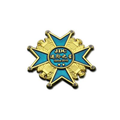 China China Factory Custom Metal Badge Cool Awards Brooch Enamel Craft for sale