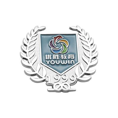 China China factory produce custom logo hard enamel lapel pin metal badge for sale