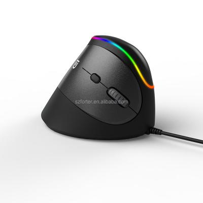 China Ergonomic High Quality RGB 6D Wired Vertical Mouse for sale