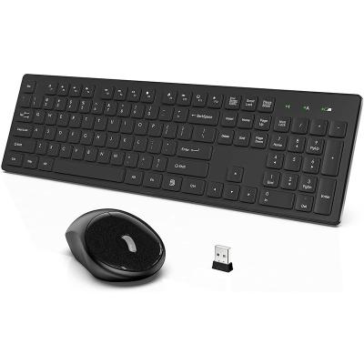 China China Factory 2.4G Tablet Computer Combo Ultra Thin Membrane 3 Keys Dongle Wireless Keyboard Set Mouse for sale